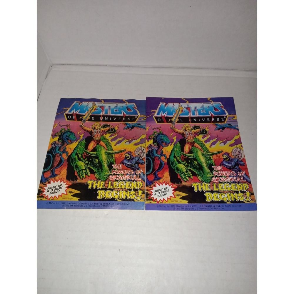 MOTU, The Legend Begins, Mini Comic Book, Masters of the Universe, He-Man